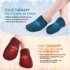 Foot Ice Pack for Toes,Reusable Gel Ice Pack for Hot and Cold Therapies,Flexible Cold Pack for Foot Tendonitis, Plantar Fasciitis, Swelling, Sprained, Post-Surgery Recovery 1 Pair view 2