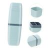 1pc Wash Cup Storage Box Bathroom Accessories Toothpaste Container Toiletries Travel Kit Toothpaste Cup Toothbrush Travel Container Portable Miss Pp view 2