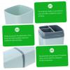 1pc Wash Cup Storage Box Bathroom Accessories Toothpaste Container Toiletries Travel Kit Toothpaste Cup Toothbrush Travel Container Portable Miss Pp view 3