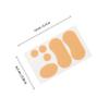 15pcs Wear-Resistant Heel Stickers for Women Invisible Anti-Friction Tape for High Heels and Shoes Strong Adhesive Padding for Comfort and Foot Protection view 2