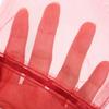 10pcs Sheer Wine Bag, Mesh Organza Wine Bottle Cover Dresses Wrap Christmas Bags with Drawstring (Dark Red) view 4