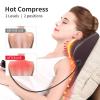 Back Massager Neck Massager with Heat, Shiatsu Massage Pillow for Pain Relief, Massagers for Neck and Back, Shoulder, Leg, Christmas Gifts for Men Women Mom Dad, Stress Relax at Home Office and Car view 3