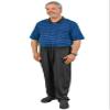 Ovidis Daytime Dementia Clothes - Alzheimers Anti-Strip Jumpsuit with Back-Zipper for Elderly Men - Charly Blue 2XL view 1