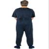 Ovidis Dementia Clothes - Alzheimers Anti-Strip Jumpsuit with Back-Zipper for Elderly Men - Bobby Navy M view 2