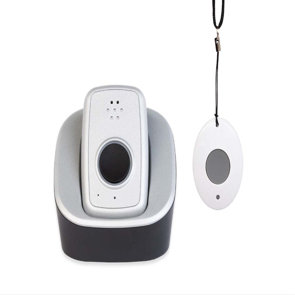 ADT - On-The-Go Mobile Medical Alert System for Seniors - GPS Capabilities, Included Waterproof Wearable Panic Button, 24/7 U.S. Based Monitoring (Neck Pendant)