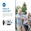 ADT - On-The-Go Mobile Medical Alert System for Seniors - GPS Capabilities, Included Waterproof Wearable Panic Button, 24/7 U.S. Based Monitoring (Fall Detection Pendant) view 4