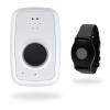 ADT - On-The-Go Mobile Medical Alert System for Seniors - GPS Capabilities, Included Waterproof Wearable Panic Button, 24/7 U.S. Based Monitoring (Black Wristband) view 1