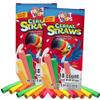 2025 Kellogg's Cereal Straws Froot Loops Edible Breakfast Straw Alternatives for Milk, 90's Childhood Nostalgic Treat for Drinking and Eating, Cereals for Kids, Pack of 2, 36 Straws view 1