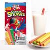 2025 Kellogg's Cereal Straws Froot Loops Edible Breakfast Straw Alternatives for Milk, 90's Childhood Nostalgic Treat for Drinking and Eating, Cereals for Kids, Pack of 2, 36 Straws view 3
