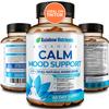 28 in 1 Calm Mood Support Supplement- Natural Happy Pills for Occasional Anxiousness & Stress, Worry feelings, Relaxation, Mental Clarity | Max Sleep & Mood Support for Women & Men|120 Vegan Capsules view 1