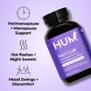 HUM Fan Club Menopause Probiotic Supplement, Estrogen Free Menopause Supplements for Women, Non Hormonal, Supports Energy & Hot Flashes, Grape Seed Extract & Siberian Rhubarb, 30 Vegan Capsules view 2
