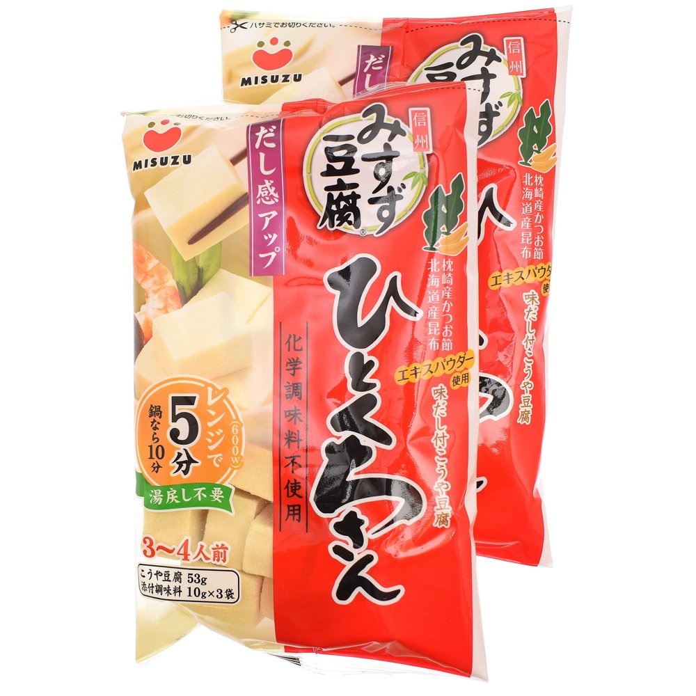 Tofu Freeze-Dried Tofu Koya Tofu (1.87oz 53g) 2Bags No MSG