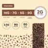 Perfect Keto Mallow Munch, Gluten Free, Cereal Bars, Breakfast Bar, Rice-Free, Low Sugar, Low Carb, Crispy, High Protein Snack, Healthy Snacks, 8g Protein, 2g Net Carbs, Chocolate, 8 Pack view 3