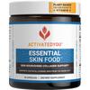 ACTIVATEDYOU Essential Skin Food, Advanced Skincare Collagen Elastin Support Supplement for Aging Skin, Helps Improve Appearance of Face Texture, Sagging w/Dermaval, Vitamin C, Lysine (30 Capsules) view 1