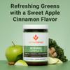 ACTIVATEDYOU Morning Complete Daily Wellness Greens Superfood Drink Mix for Gut Health w/Prebiotics, Probiotics, Antioxidants, Green Superfoods, 10 Billion CFUs, 30 Servings (Apple Cinnamon) view 2