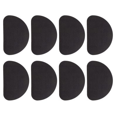 12pairs Non- Protective Sole Pads for Shoes -Skid Stickers to Grip and Reduce Noise for High Heels and Everyday Footwear Black