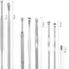 8 Pcs Ear Pick Earwax Removal Kit, Ear Cleaning Tool Set, Ear Curette Ear Wax Remover Tool with Storage Box and Cleaning Brush view 4