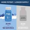 LongLifeNutri PQQ 20mg - 180 Vegetarian Capsules, Pyrroloquinoline Quinone, 6-Month Supply, Supplement for Daily Energy & Mental Performance, GMP Certified, Made in USA view 3