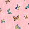 Andover Lovebirds 9863 E Pink Butterflies view 1