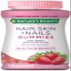 Nature's Bounty Optimal Solutions, Hair, Skin & Nails Gummies with Biotin 2500 mcg per serving, Health & Beauty, Strawberry Flavored - 180 Count view 1