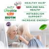 Lifeable Kids Biotin Gummies | 5,000mcg | Great Tasting Natural Flavor Biotin Supplement | Vegan Non GMO Hair Gummies | for Hair Skin and Nails | 90 Gummies view 3