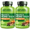 NATURELO Prostate & Urinary Health, Comprehensive Formula with Saw Palmetto, Pygeum, Tumeric, Plant Sterols, Broccoli and Lycopene, 60 Vegetarian Capsules (Pack of 2) view 1
