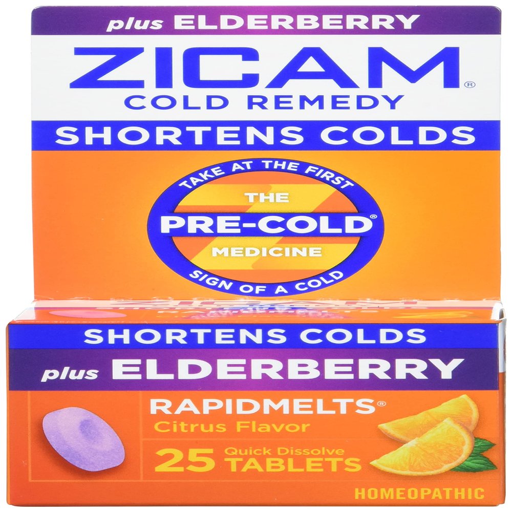 ZICAM Cold Remedy RAPIDMELTS Elderberry 25CT CLM