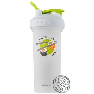 BlenderBottle Just for Fun Classic V2 Shaker Bottle Perfect for Protein Shakes and Pre Workout, 28-Ounce, That's How I Roll