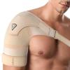 FIGHTECH Shoulder Brace for Torn Rotator Cuff | Pain Relief, Support and Compression Sleeve Wrap Stability Recovery Fits Left Right Arm, Men & Women (Nude), Large/X-Large (Pack of 1) view 1