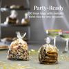 Prestee 200 Pack Clear Plastic Cellophane Bags Goodie Bags 6x8 with 4-Inch Twist Ties, Candy Bags, Cookie Bags, Favor Bags with Ties, Clear Gift Bags, Cellophane Bags (Pack of 200) view 4
