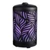 Airome Rotating 100 mL Ultrasonic Essential Oil Diffuser with LED Light | 360 Carousel Rotation, Black Metal Wild Palm view 1