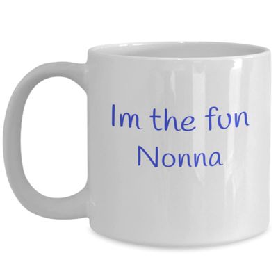 Gift for Grandma Italian I'm the Fun Nonna