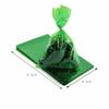 CC wonderland zone Green Cellophane Treat Bags - 50 Pack Gift Cello Plastic Bags with Ties,for Candy Cookie Goodie Party Favors,6x9 inch view 2