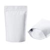 12 Ounce 50 Pieces White Kraft Coffee Bags with Ziplock - High Barrier Natural Kraft Paper Stand up Coffee Pouches with One Way Degassing Valve & Zipper (50, 12oz/0.75lb/340gram) view 1