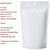 12 Ounce 50 Pieces White Kraft Coffee Bags with Ziplock - High Barrier Natural Kraft Paper Stand up Coffee Pouches with One Way Degassing Valve & Zipper (50, 12oz/0.75lb/340gram) view 2
