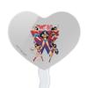 GRAPHICS & MORE Wonder Woman 80th Through The Ages Heart Love Cupcake Picks Toppers Decoration Set of 6 view 2