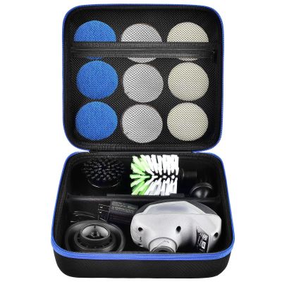 Case for Dremel Versa Power Scrubber Kit Cleaning Tool PC10-07/ PC360-5 Grout Brush, Bathroom Shower Scrub Kitchen & Bathtub Cleaner Holder for More Kinds Spin Scrubbers, Sponge Pads(Box Only)