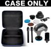 Case for Dremel Versa Power Scrubber Kit Cleaning Tool PC10-07/ PC360-5 Grout Brush, Bathroom Shower Scrub Kitchen & Bathtub Cleaner Holder for More Kinds Spin Scrubbers, Sponge Pads(Box Only) view 3
