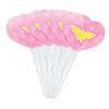 GRAPHICS & MORE Wonder Woman 80th Logo Pattern Heart Love Cupcake Picks Toppers Decoration Set of 6 view 1