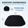 Gel Seat Cushion for Long Sitting - Portable Gel Cushion with Ergonomic Honeycomb Design - Large Size 16" x 13" x 1.75" Gel Seat Cushions for Pressure Relief Sores With Removable Cover Washable view 4