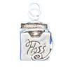Dental Floss Dentist 3D 925 Solid Sterling Silver Charm MADE IN USA Jewelry Making For You view 1