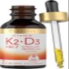 Carlyle Vitamin D3 K2 Liquid Drops | 2 Fl Oz | MK-7 Supplement | Vegetarian, Non-GMO, Gluten and Soy Free Formula view 1