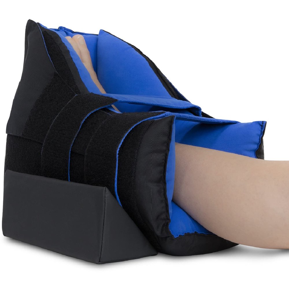 NYOrtho ZERO-G Heel Cloud with Wedge Universal Fit Suspension Boot for Pressure Sores Offloading Heel Protector with Foot Drop Prevention, Cooling Lining, Water-Resistant Cushion Made in USA