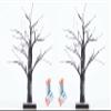 JUNELILY LED Snow Bonsai Tree Light 15 Inch Tabletop Lamp with 24 Lights for Christmas Holiday Party Wedding Anniversary (2X Tree & 8PC AA Batts) view 1