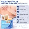 Aroamas Scar Silicone Scar Sheets  Silicone Scar Tape  1.6"x60" for Softening and Flattening Scars, C-Section, Keloid, Surgery  Reusable & Washable  Painless Removal  3-4 Month Supply view 2