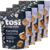 Tosi Crispy Puffs (3oz, 4 Pack), Vegan Crunchy Snacks, 8g Plant Based Protein, Nut-Free, Allergen Friendly, Healthy Snacks for Adults & Kids, Gluten Free Treats, Ancient Grains (Everything) view 1