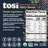 Tosi Crispy Puffs (3oz, 4 Pack), Vegan Crunchy Snacks, 8g Plant Based Protein, Nut-Free, Allergen Friendly, Healthy Snacks for Adults & Kids, Gluten Free Treats, Ancient Grains (Salty Sweet) view 2