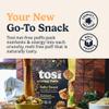 Tosi Crispy Puffs (3oz, 4 Pack), Vegan Crunchy Snacks, 8g Plant Based Protein, Nut-Free, Allergen Friendly, Healthy Snacks for Adults & Kids, Gluten Free Treats, Ancient Grains (Salty Sweet) view 3