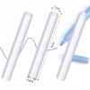 Pajean 20 Pieces Kids Chewable Clear Pencil Toppers for Sensory Pencil Toppers Silicone Chewy Sensory Oral Motor Chew Aid for Anxiety or Autism, ADHD, Integration Issue view 2