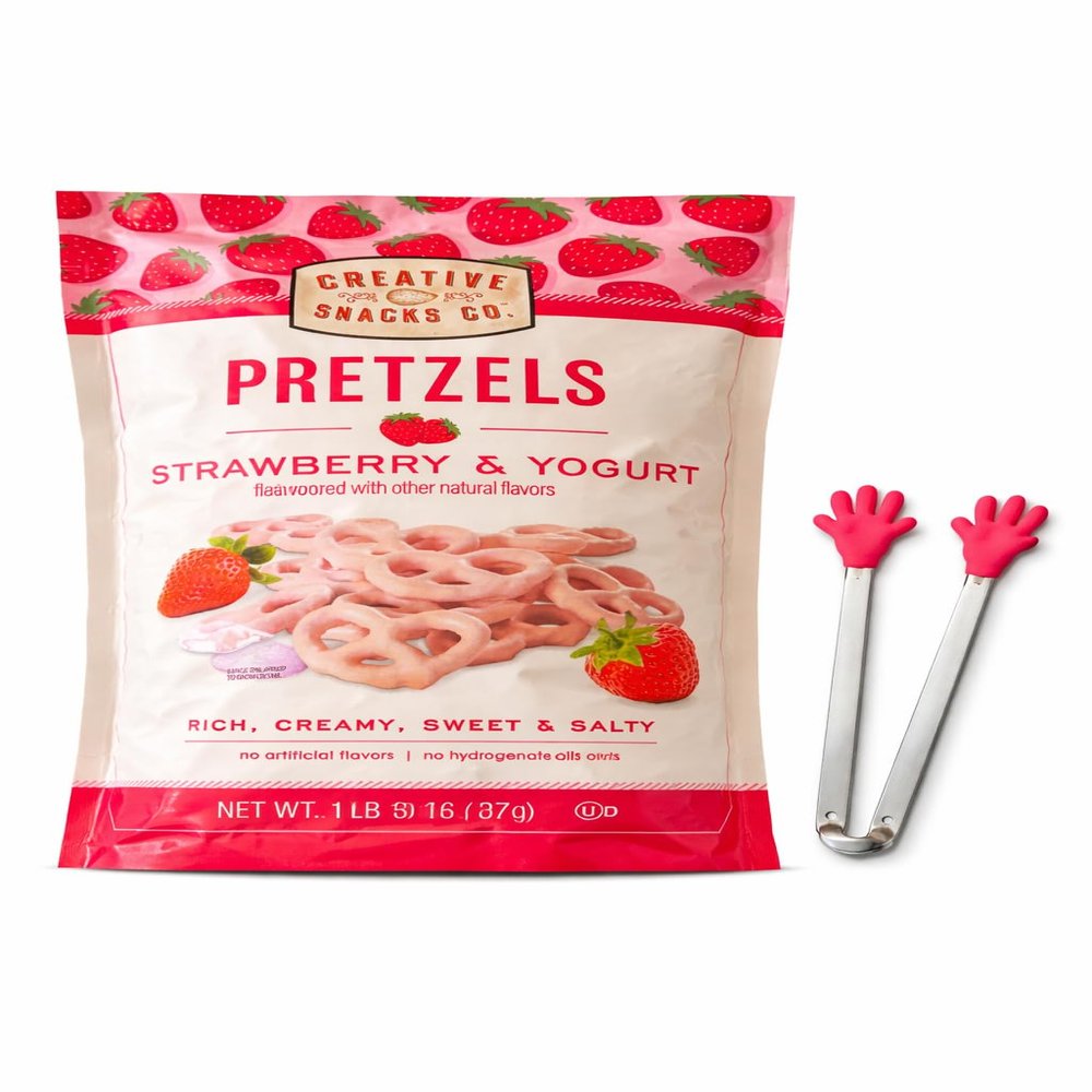 Creative Snacks Strawberry & Yogurt Pretzels 1 lb 8 oz. (680 g.)
